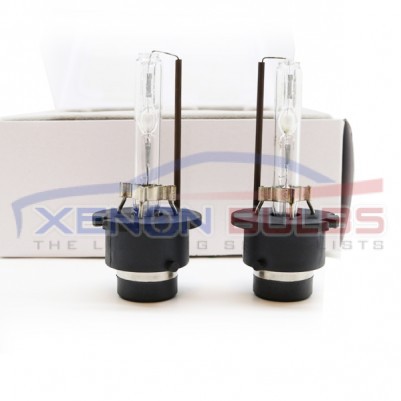 D2S XENON BULBS UPGRADE REPLACEMENT PAIR METAL CLAW TYPE